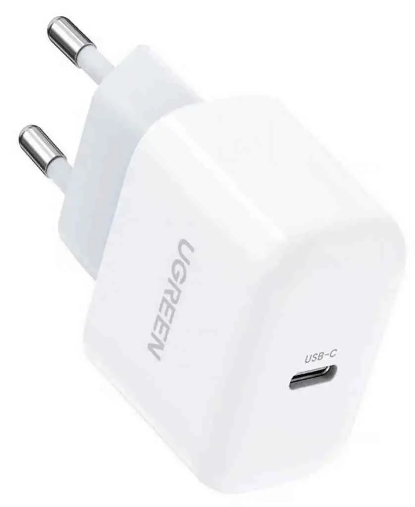 Încărcător Ugreen Mini Type-C 20W, alb