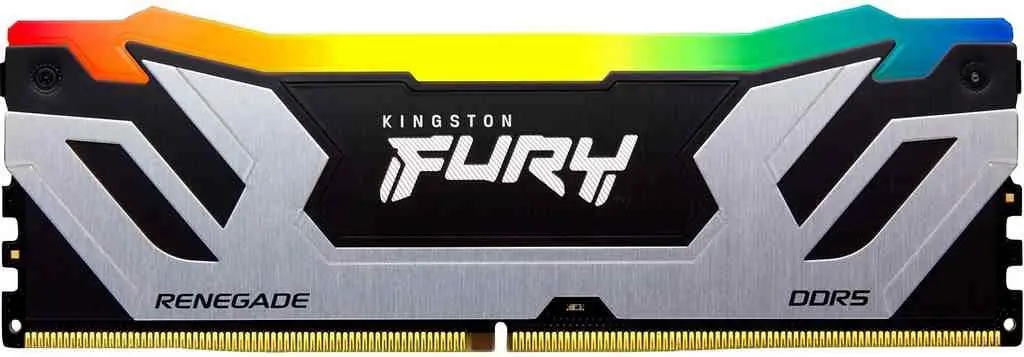 Memorie Kingston FURY Renegade Silver 24GB RGB DDR5-8400MHz, CL40, 1.45V pe tehnoparc.md Memorie Kingston FURY Renegade Silver 24GB RGB DDR5-8400MHz, CL40, 1.45V