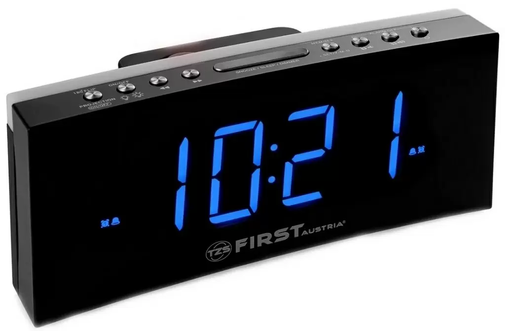 Radio cu ceas First FA-2420-4, negru