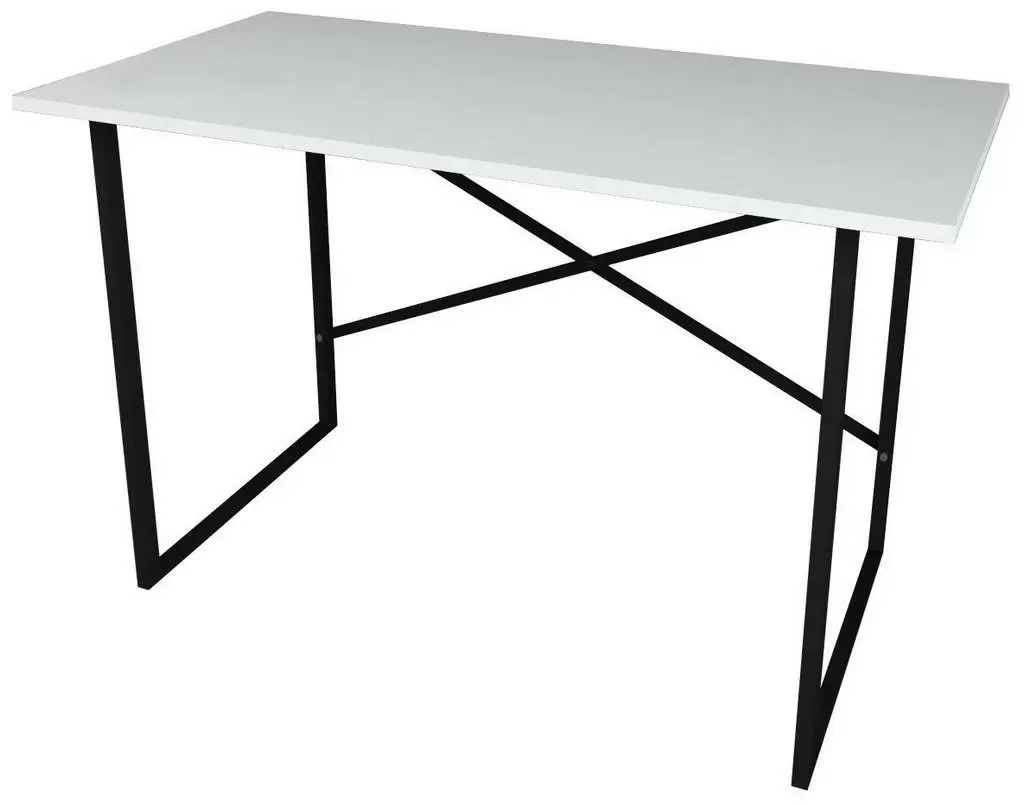 Masă de birou Fabulous 60x120cm, alb/negru