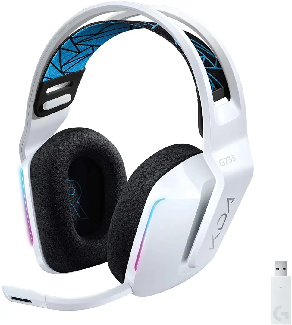 Căşti Logitech G733 K/DA, alb