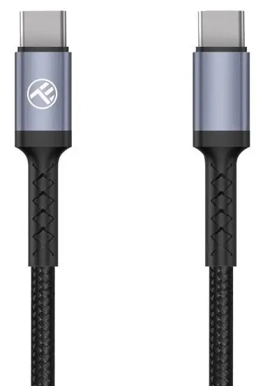 Cablu USB Tellur Type-C to Type-C PD60W, negru