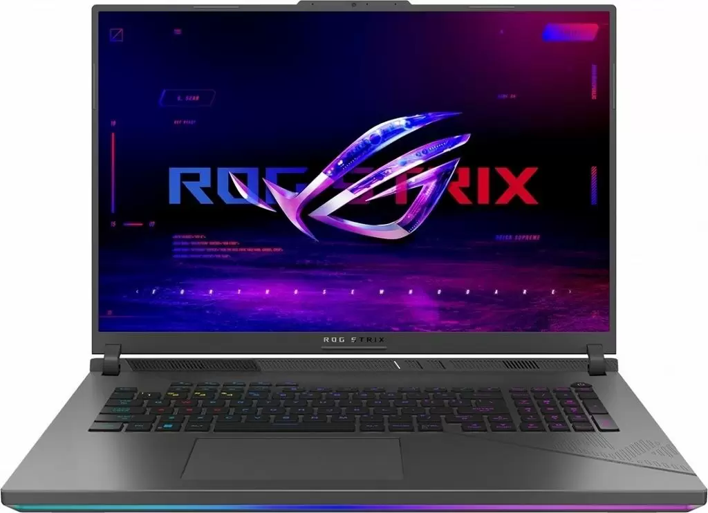 Ноутбук Asus ROG Strix G18 G814JIR (18.0"/QHD+/Core i9-14900HX/32GB/1TB/GeForce RTX 4070 8GB), серый