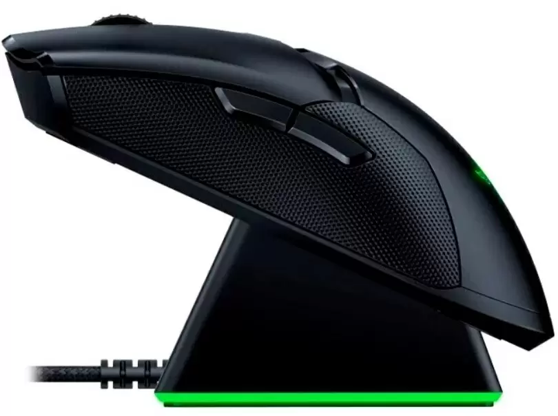 Мышка Razer Viper Ultimate & Mouse Dock Mercury, черный/зеленый