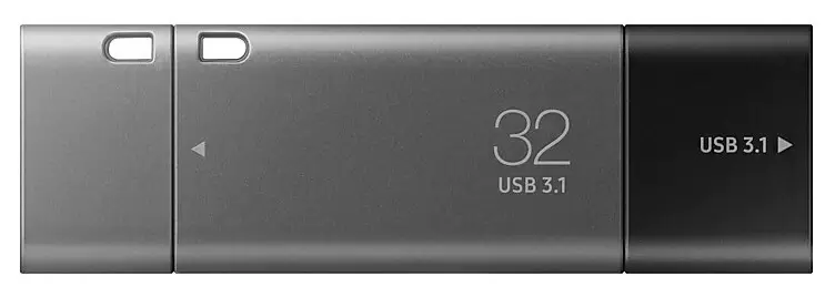 Flash USB Samsung DUO Plus 32GB, negru/gri