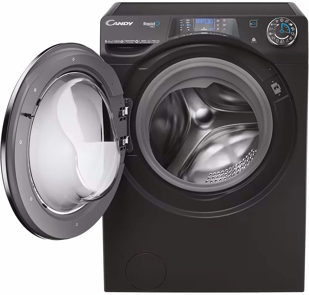 Maşină de spălat rufe Candy RPW4856BWMBCB-S, negru