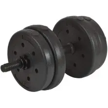 Гантель Enero Dumbbell Set 2x10кг, черный