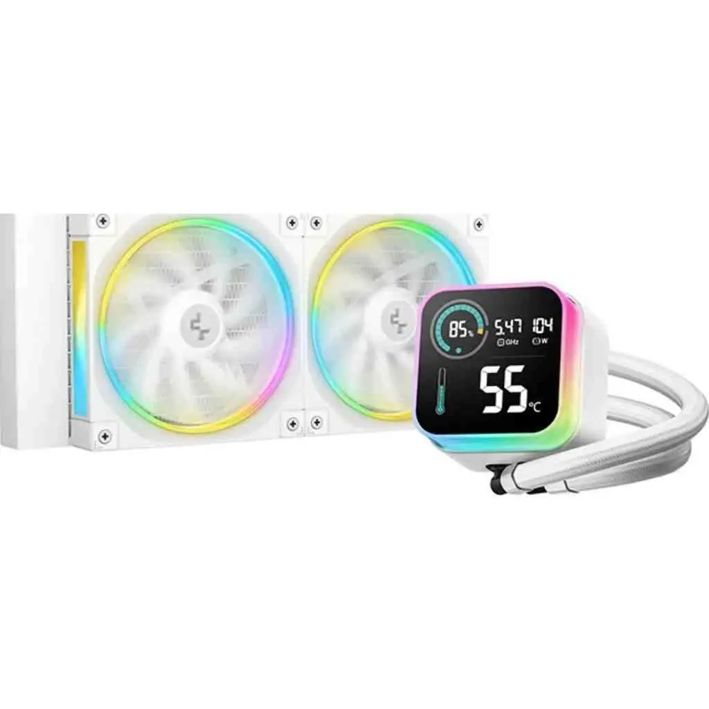 Cooler Procesor DeepCool LQ240 WH, alb