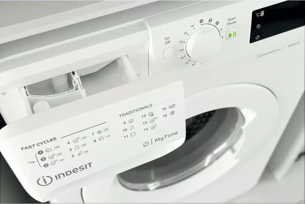 Maşină de spălat rufe Indesit OMTWE 71483 W EU, alb