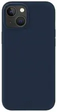 Чехол Uniq Liquid Silicone Lino Marine for iPhone 14, синий