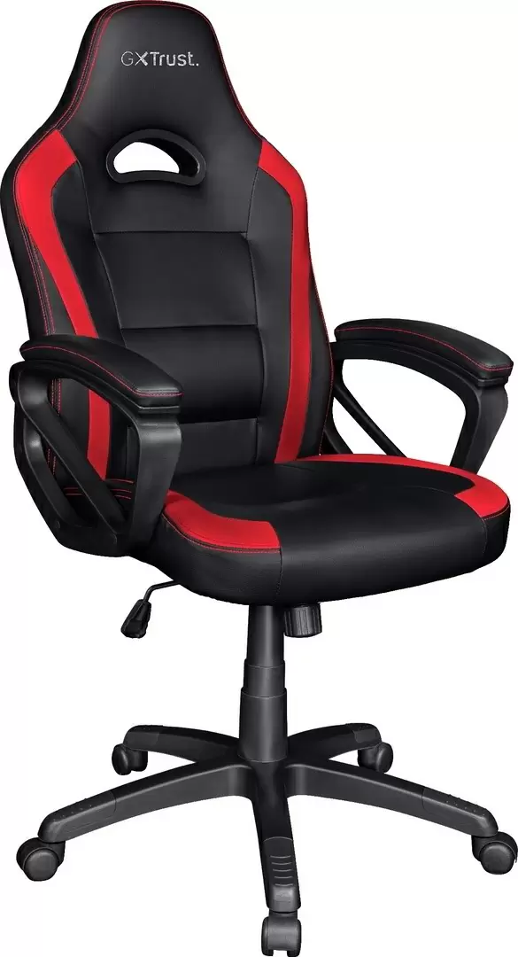 Геймерское кресло Trust Gaming Chair GXT 701R Ryon, черный/красный