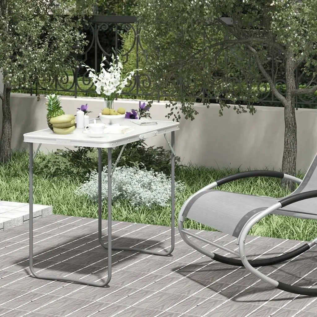 Masă pliantă Trizand S23500, alb pe tehnoparc.md Masă pliantă Trizand S23500, alb