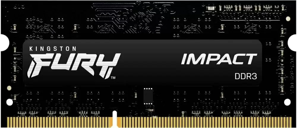 Оперативная память Kingston Fury Impact 4GB DDR3-1600MHz, CL9-9-9, 1.35V