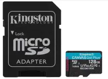 Карта памяти Kingston microSD 128GB Class10 A2 UHS-I U3 (V30) + SD Adapter на tehnoparc.md Карта памяти Kingston microSD 128GB Class10 A2 UHS-I U3 (V30) + SD Adapter