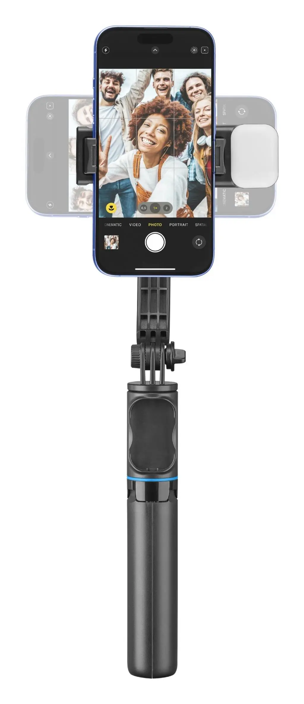 Monopod pentru selfie Cellularline Sparkle, negru pe tehnoparc.md Monopod pentru selfie Cellularline Sparkle, negru