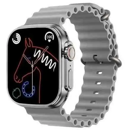 Smartwatch Charome T8s Ultra Max, argintiu
