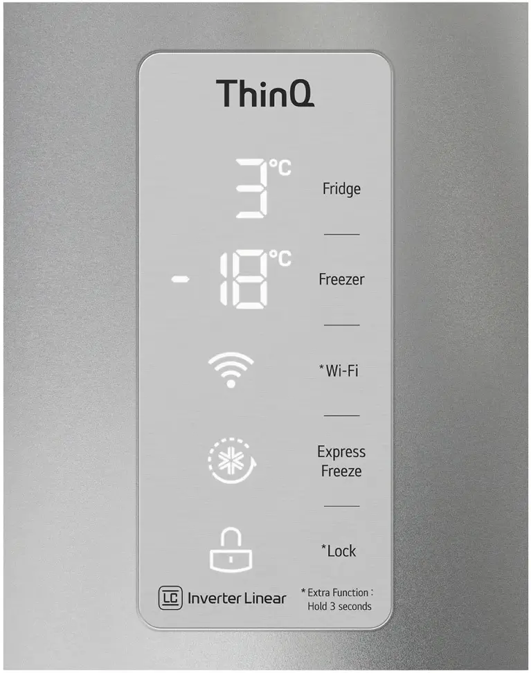 Frigider LG GC-Q22FTAKL, inox