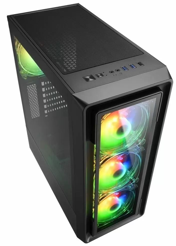 Системный блок Atol PC1271MP (Core i5-14600K/32GB/512GB+2TB/GeForce RTX 3060 12GB), черный