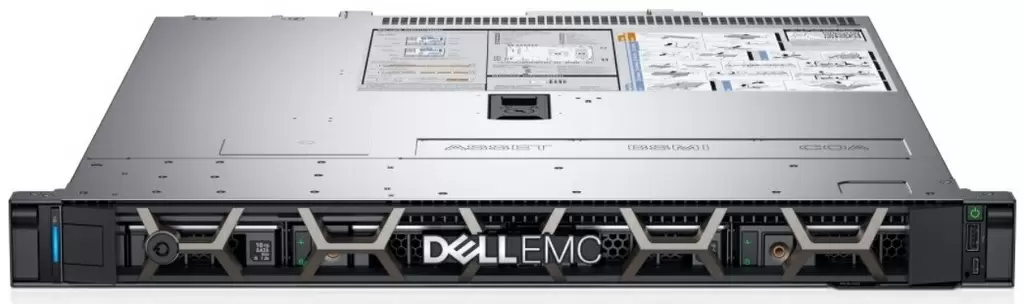 Сервер Dell PowerEdge R340 1U Rack (E-2124/8ГБ/1ТБ), серый