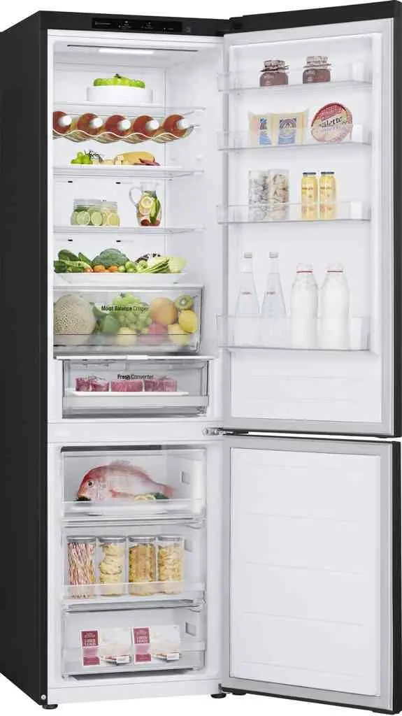 Холодильник LG GBV3200DEP, черный