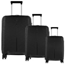 Комплект чемоданов CCS 5224 Set, черный