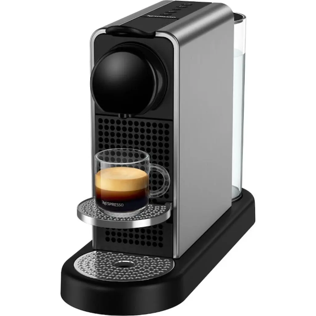 Espressor Nespresso CitiZ Platinum Titan, gri pe tehnoparc.md Espressor Nespresso CitiZ Platinum Titan, gri