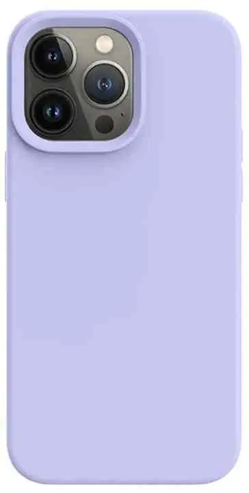 Чехол Helmet Case Liquid Silicone iPhone 14 Pro (HMT-CLSIP14PPL), фиолетовый