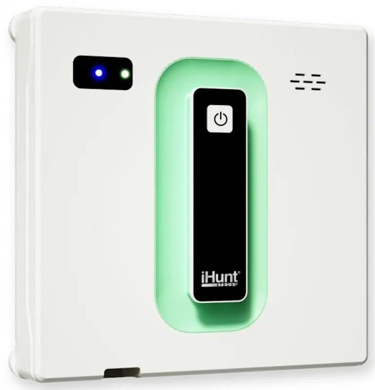 Robot pentru curățarea ferestrelor iHunt Smart Window 4 Supreme Twin Spray, alb/verde