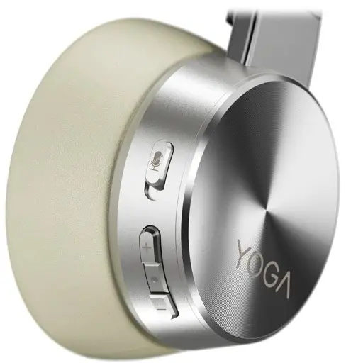 Наушники Lenovo Yoga Active Noise Cancellation, бежевый на tehnoparc.md Наушники Lenovo Yoga Active Noise Cancellation, бежевый