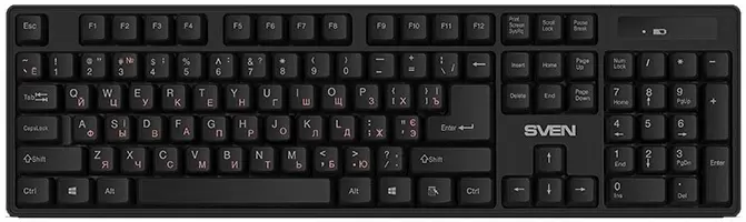 Клавиатура Sven KB-C2100W, черный