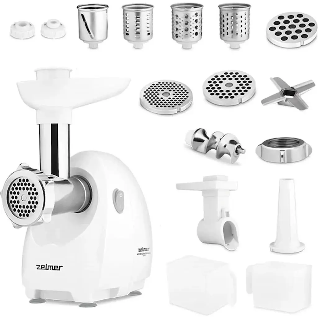 Maşină de tocat carne Zelmer ZMM4050B, alb