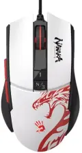 Мышка Bloody L65 Max Naraka, белый/черный