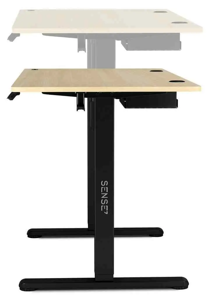 Masă de birou SENSE7 Nojo 120x60, pin negru pe tehnoparc.md Masă de birou SENSE7 Nojo 120x60, pin negru