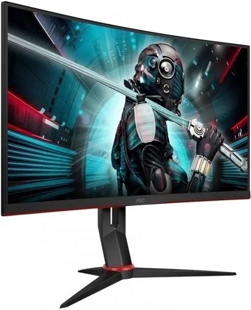 Монитор Aoc CQ27G2U, черный/красный