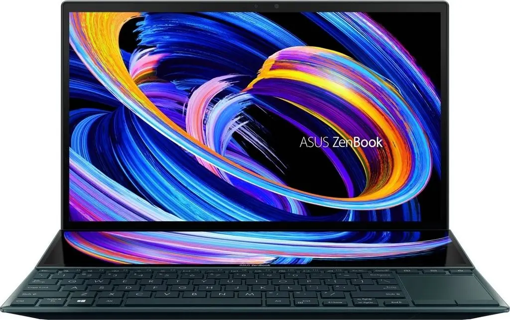 Laptop Asus Zenbook Duo UX482EG (14"/FHD/Core i7-1165G7/16GB/512GB/GeForce MX450 2GB/Win 10), albastru