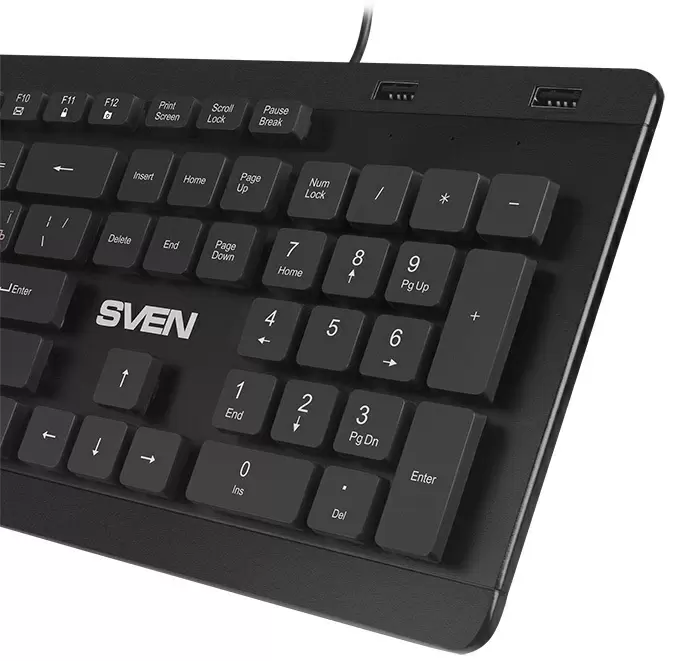 Tastatură Sven KB-E5700H, negru
