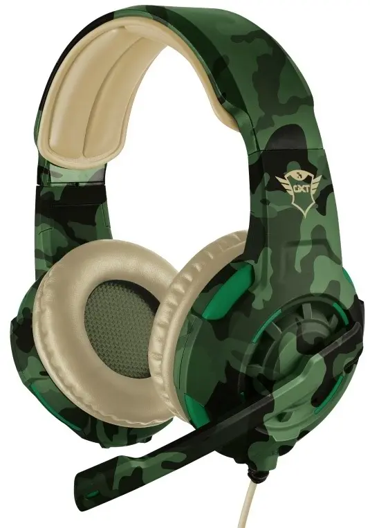 Căşti Trust GXT 310C Radius Jungle Camo, camuflaj