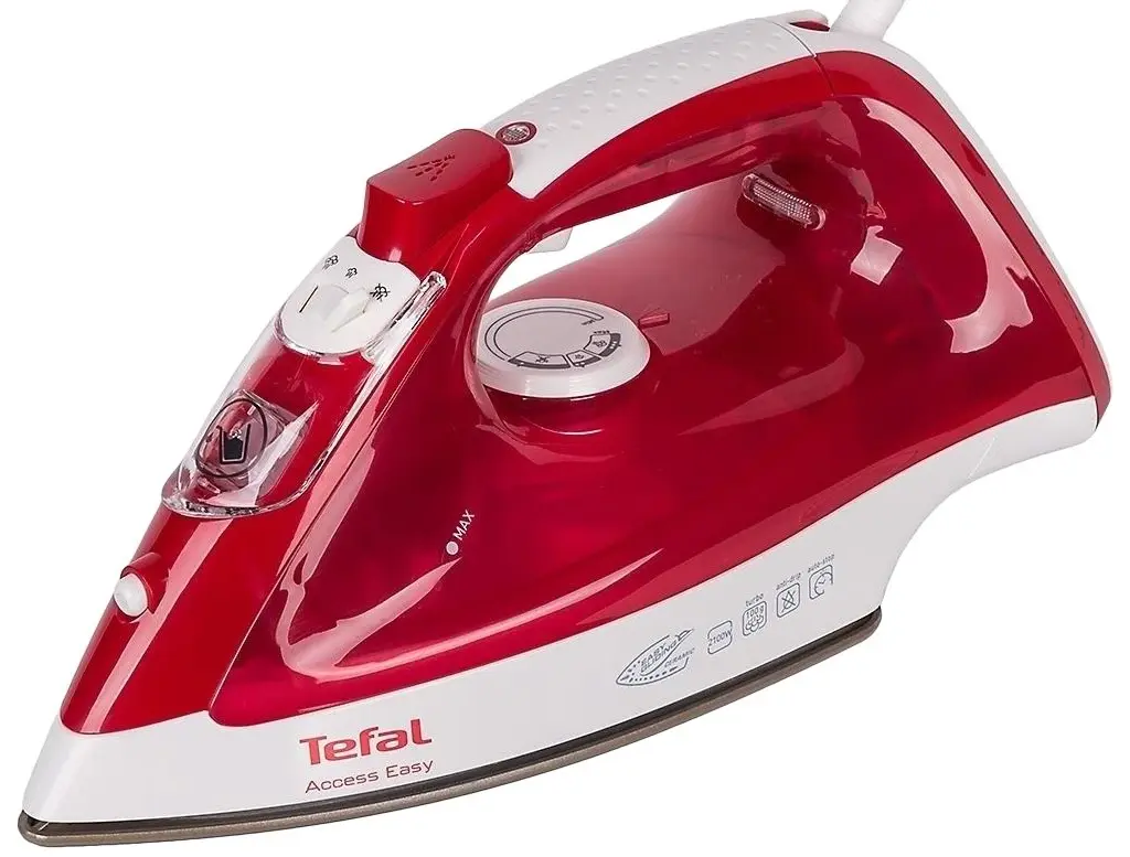 Fier de călcat Tefal FV1543E0, alb|, alb/roșu
