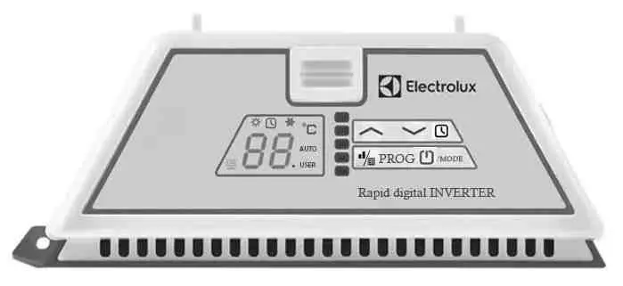 Convector electric Electrolux ECH/RI-2000, alb
