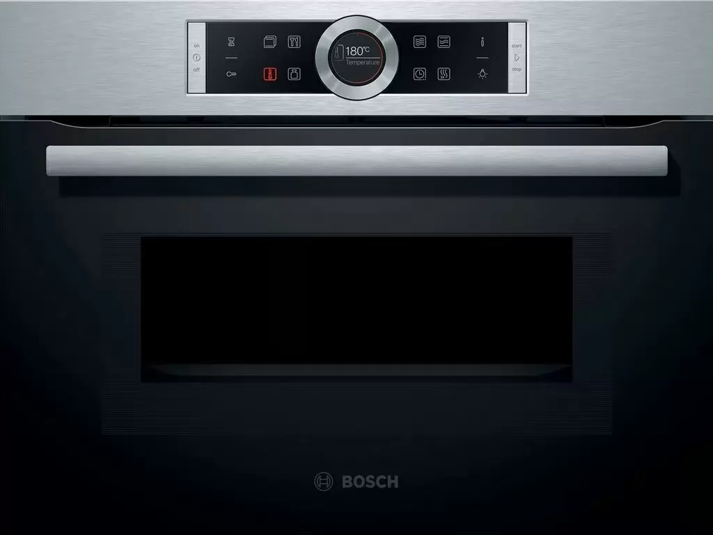 Электрический духовой шкаф Bosch CMG633BS1, нержавеющая сталь/черный