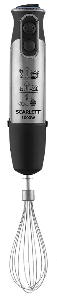 Blender Scarlett SC-HB42F50, negru/inox pe tehnoparc.md Blender Scarlett SC-HB42F50, negru/inox