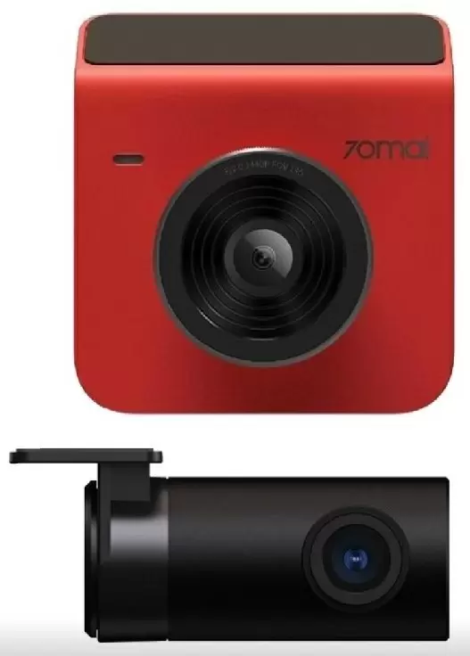 Видеорегистратор Xiaomi 70mai A400 Dash Cam + RC09 Rear Cam, красный