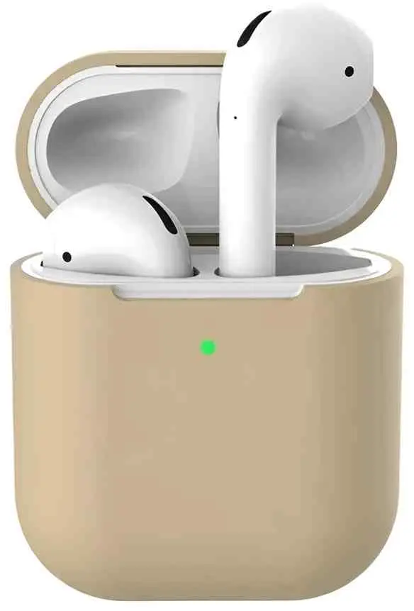 Husă pentru căști Helment Case Silicone Airpods 2 (AIRPOD2PK), roz