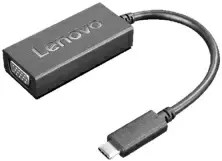 Переходник Lenovo USB-C to VGA, черный