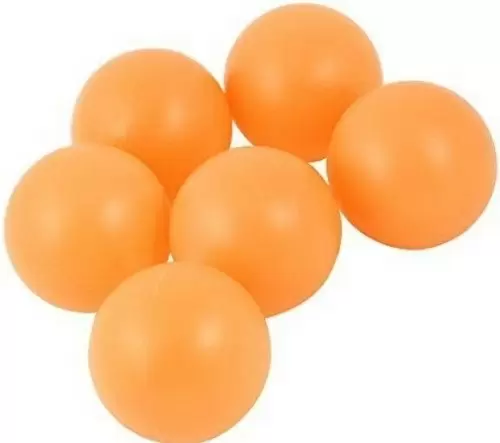 Мячи для настольного тенниса Enero Tennis Ball 6 шт., оранжевый