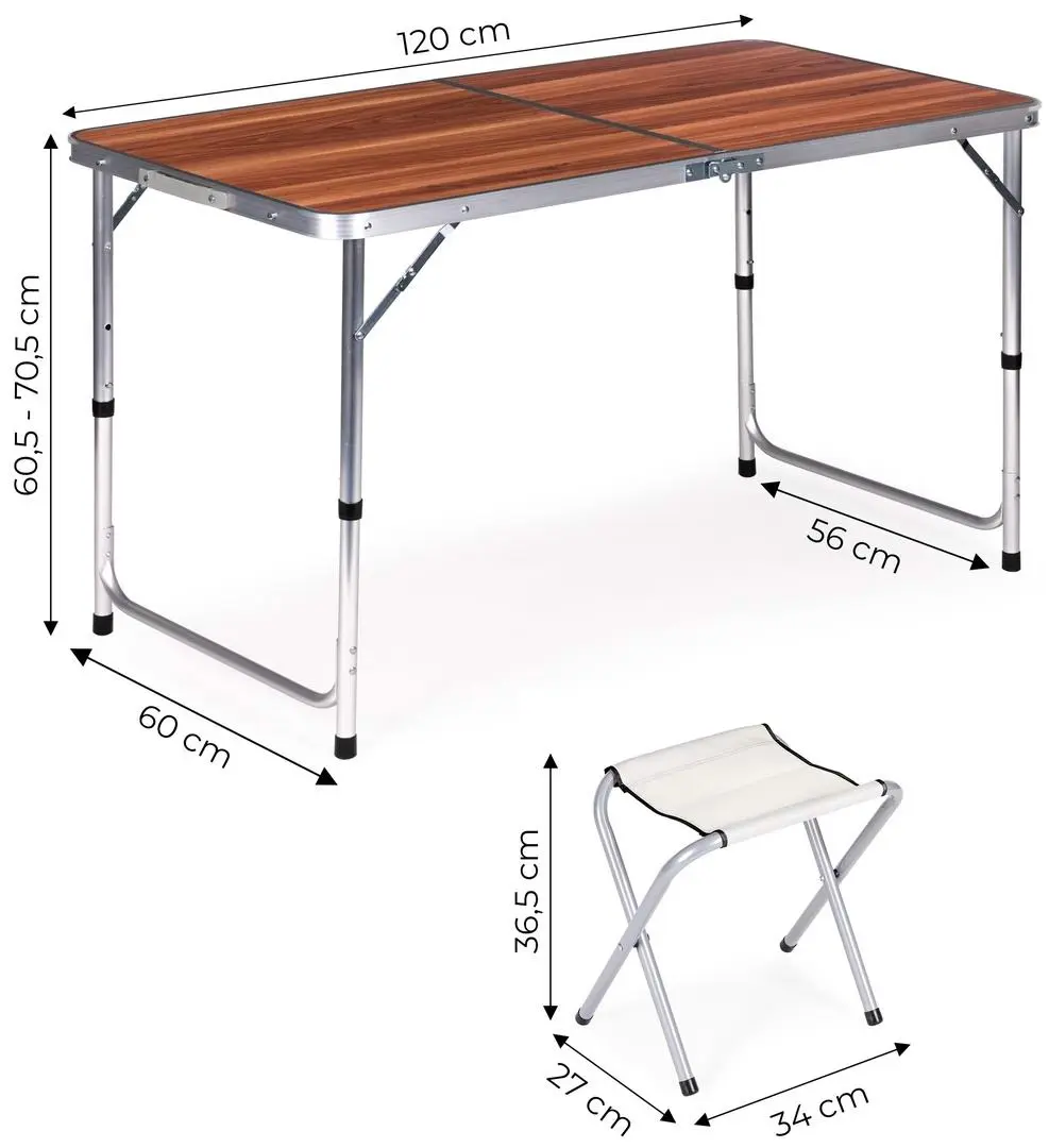 Set mobilă de grădină Modern Home GMGF-RM07, cafeniu/argintiu