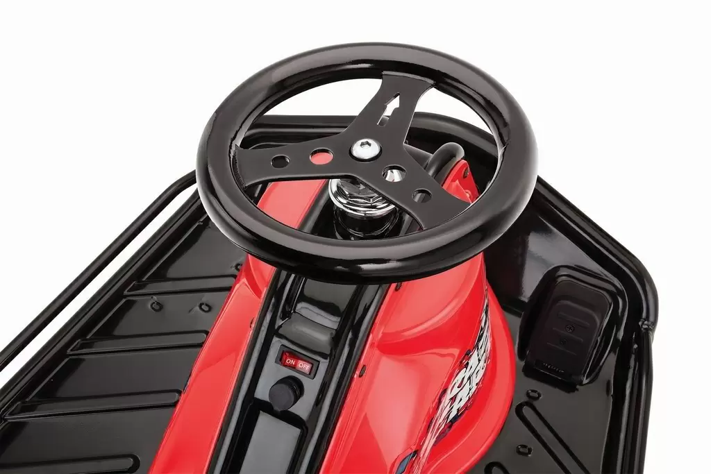 Электромобиль Razor Ride-On Crazy Cart XL Intl, черный/красный