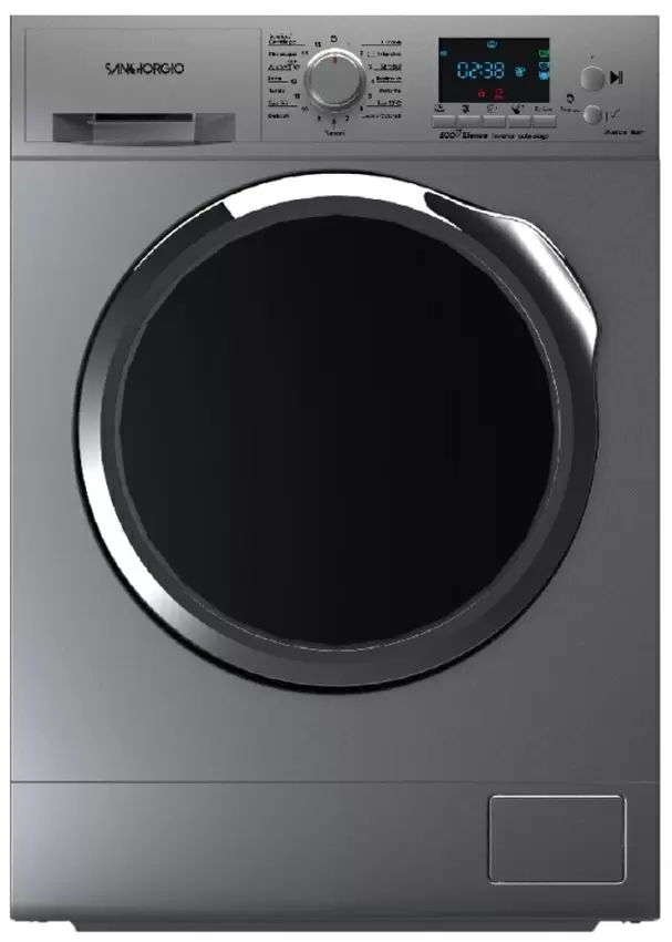 Maşină de spălat rufe Sangiorgio F814DISC, argintiu