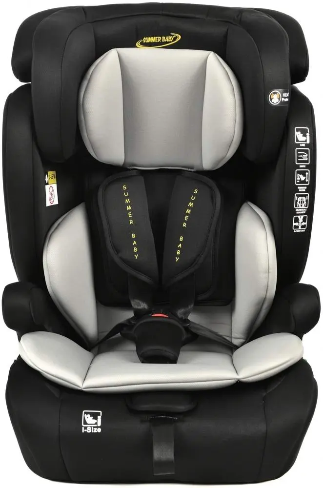 Scaun auto Summer Baby Porto I-Size, negru/gri