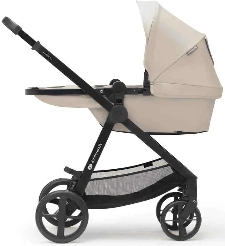 Коляска KinderKraft Newly 3in1 Mink Pro, бежевый